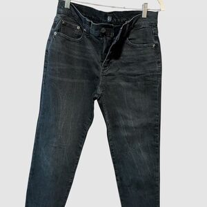 GAP Women's Boyfriend Black Washed Jeans